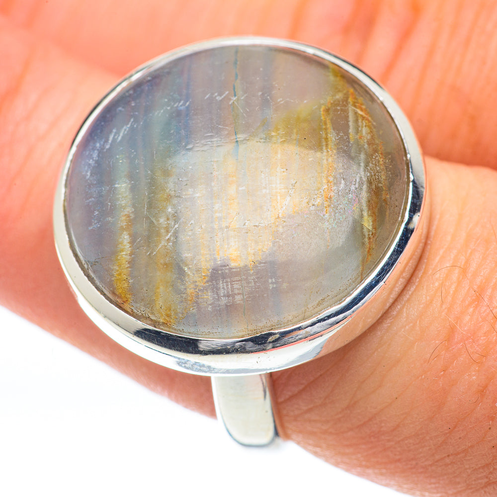 Green Fluorite Rings handcrafted by Ana Silver Co - RING60096
