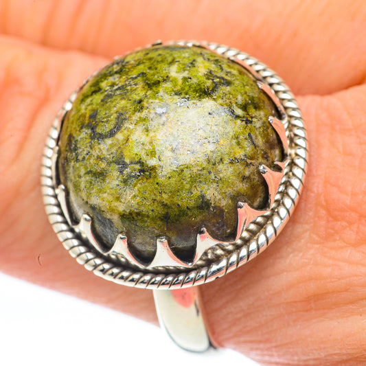 Rainforest Jasper Rings handcrafted by Ana Silver Co - RING60100