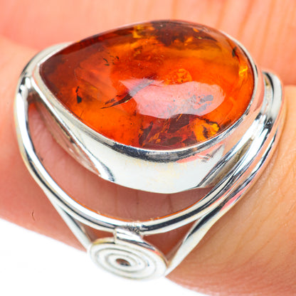 Baltic Amber Rings handcrafted by Ana Silver Co - RING60106
