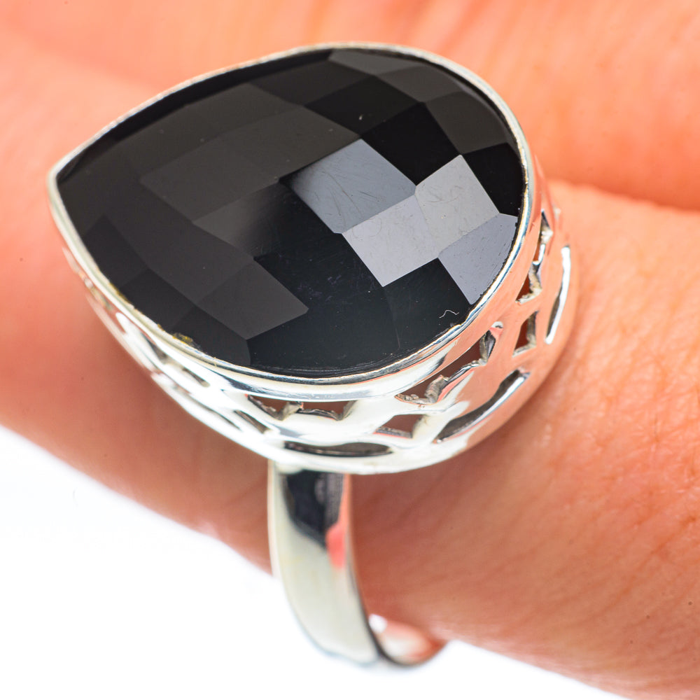 Black Onyx Rings handcrafted by Ana Silver Co - RING60113