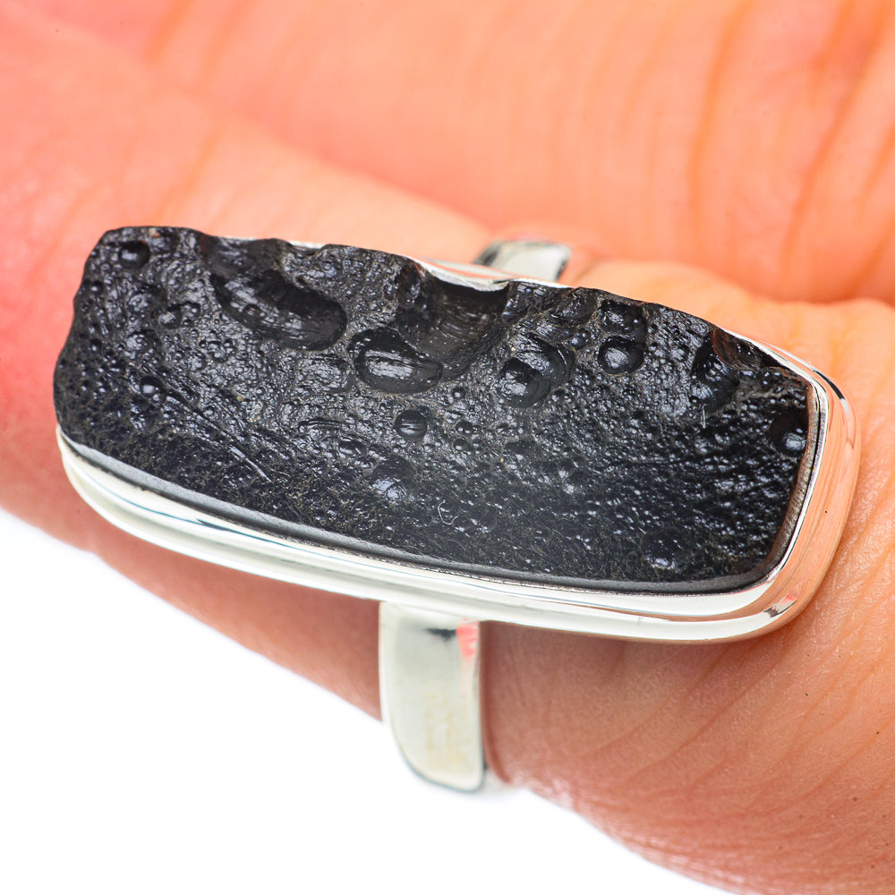 Tektite Rings handcrafted by Ana Silver Co - RING60115