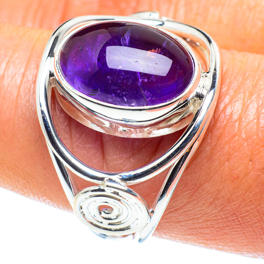 Amethyst Rings handcrafted by Ana Silver Co - RING60129