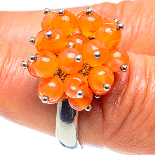 Carnelian Rings handcrafted by Ana Silver Co - RING60132