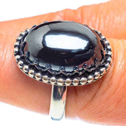 Hematite Rings handcrafted by Ana Silver Co - RING60135