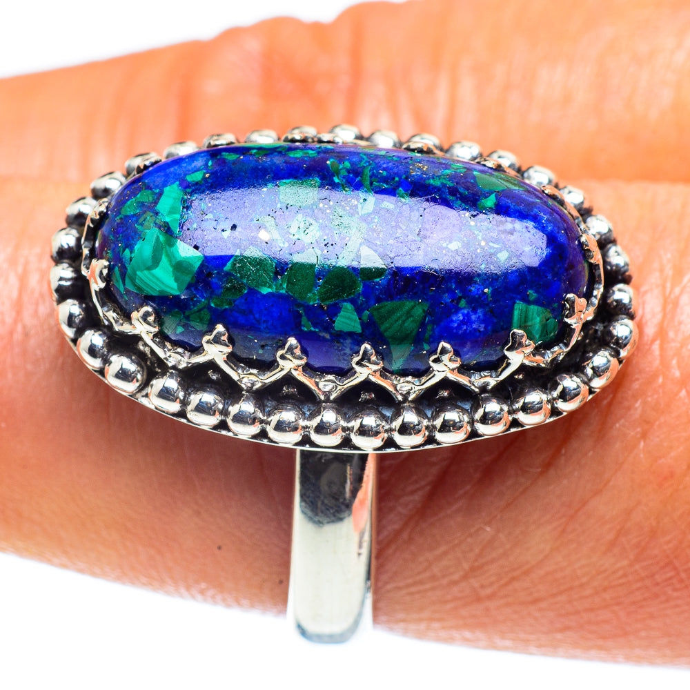 Azurite Rings handcrafted by Ana Silver Co - RING60138