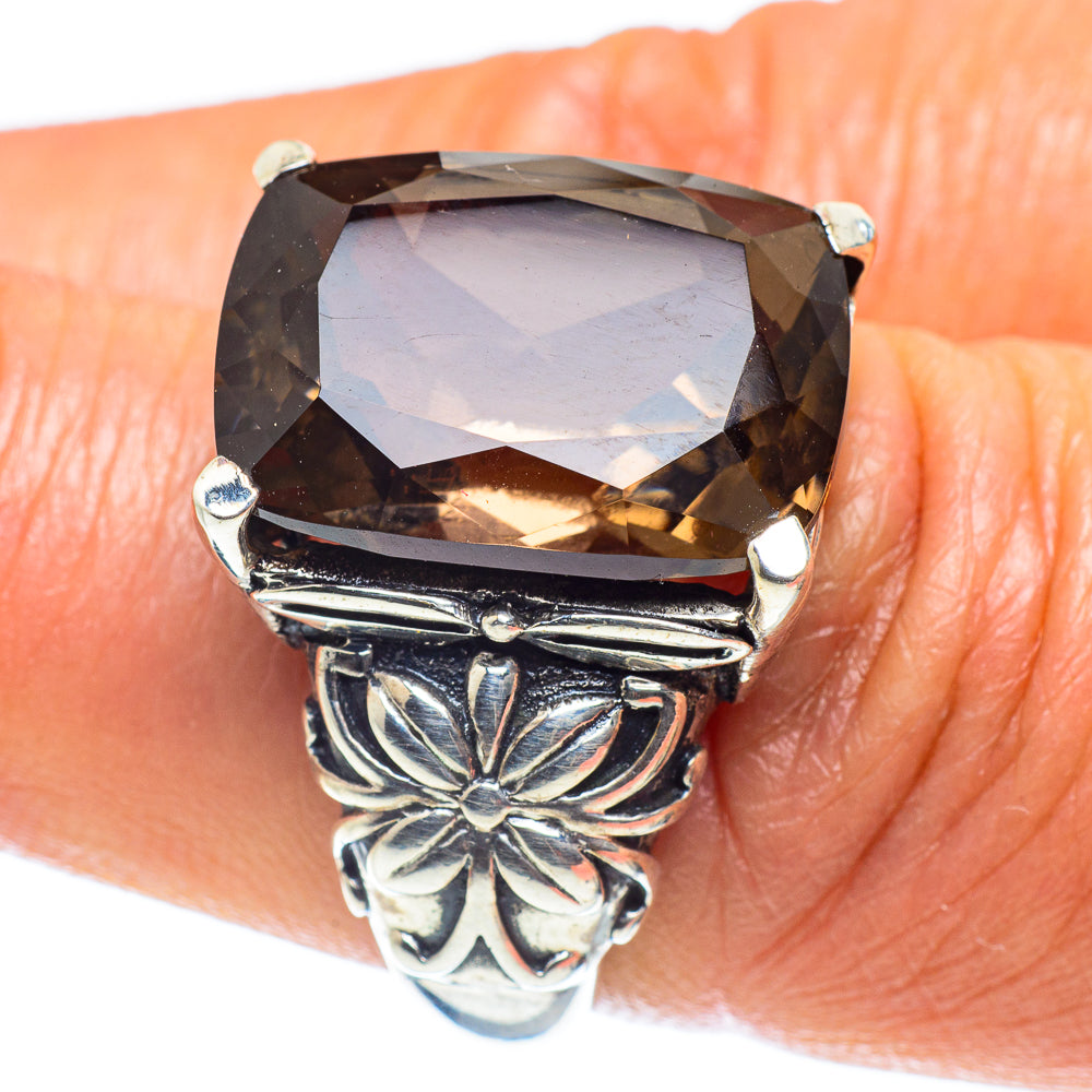 Smoky Quartz Rings handcrafted by Ana Silver Co - RING60145