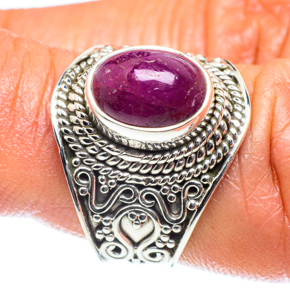 Pink Tourmaline Rings handcrafted by Ana Silver Co - RING60156