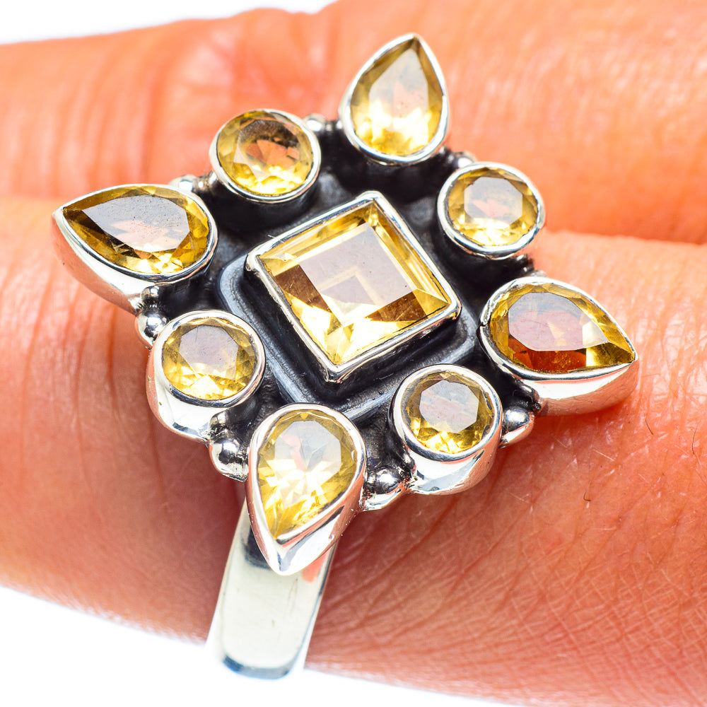 Citrine Rings handcrafted by Ana Silver Co - RING60158