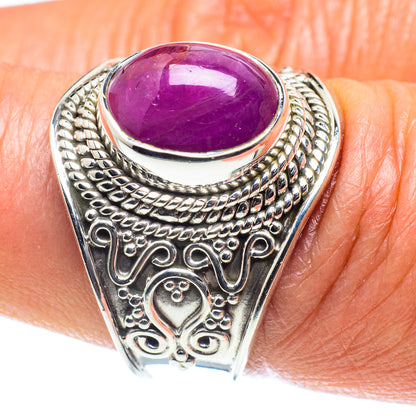 Pink Tourmaline Rings handcrafted by Ana Silver Co - RING60163