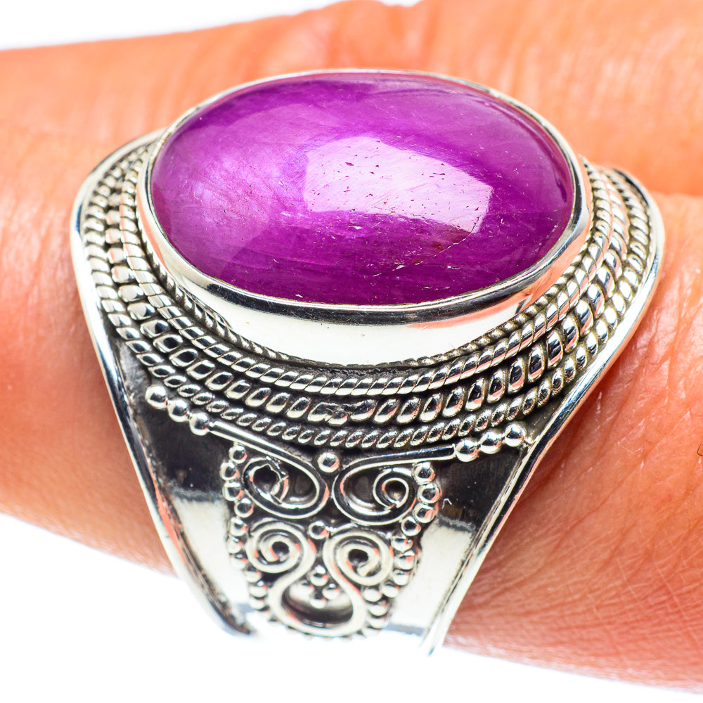Pink Tourmaline Rings handcrafted by Ana Silver Co - RING60173
