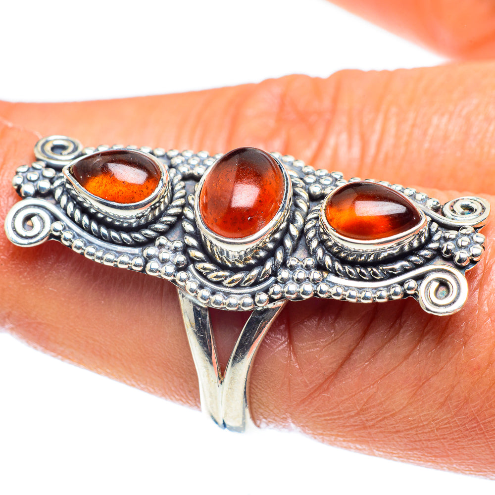 Carnelian Rings handcrafted by Ana Silver Co - RING60175