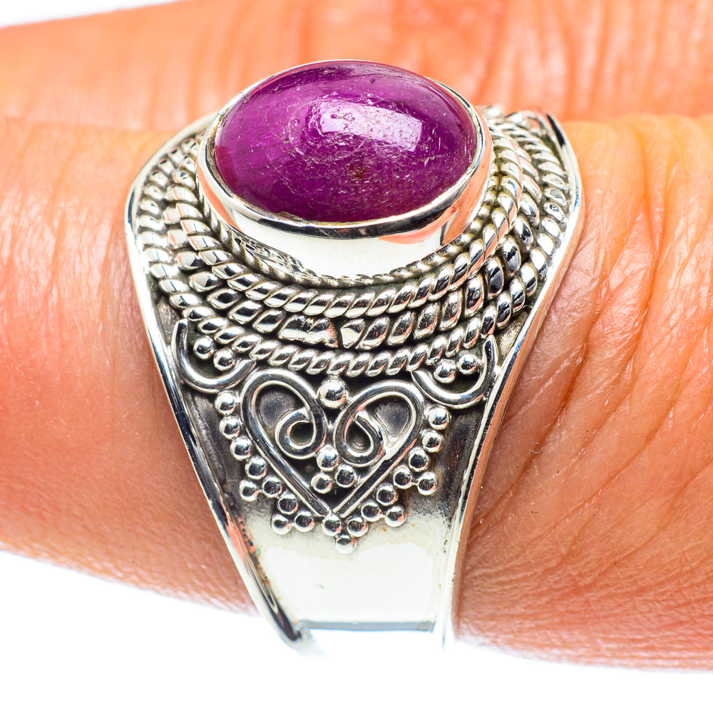 Pink Tourmaline Rings handcrafted by Ana Silver Co - RING60179