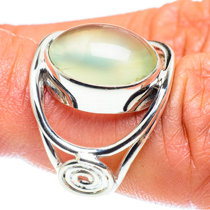 Prehnite Rings handcrafted by Ana Silver Co - RING60180