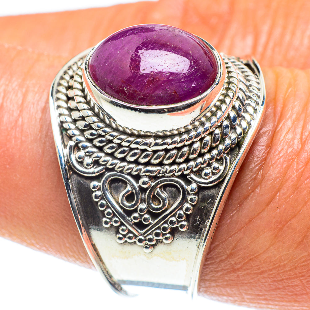 Pink Tourmaline Rings handcrafted by Ana Silver Co - RING60191