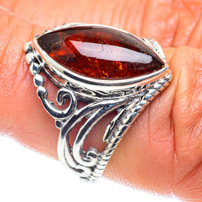 Baltic Amber Rings handcrafted by Ana Silver Co - RING60192