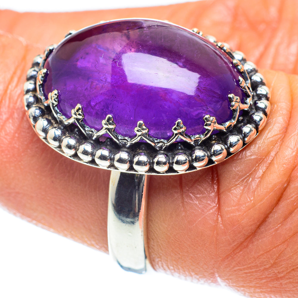 Amethyst Rings handcrafted by Ana Silver Co - RING60196