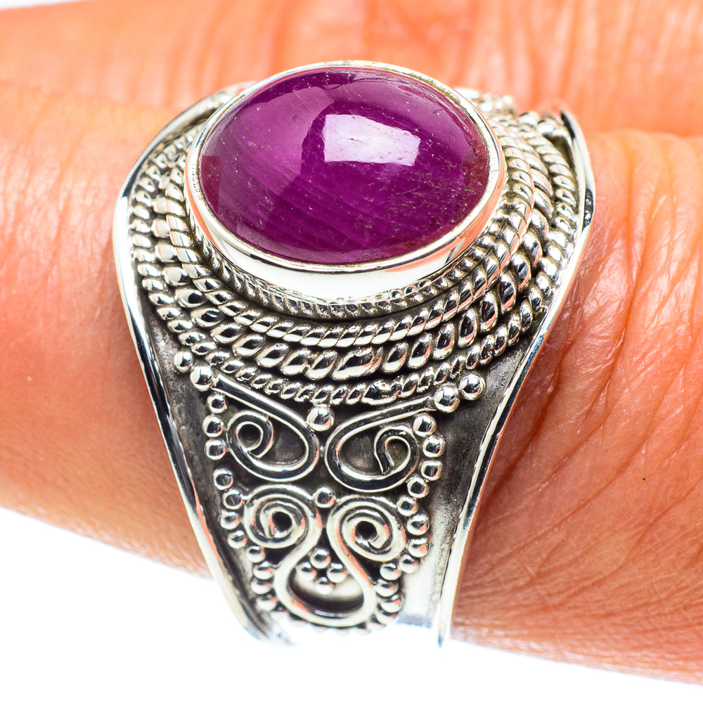 Pink Tourmaline Rings handcrafted by Ana Silver Co - RING60202