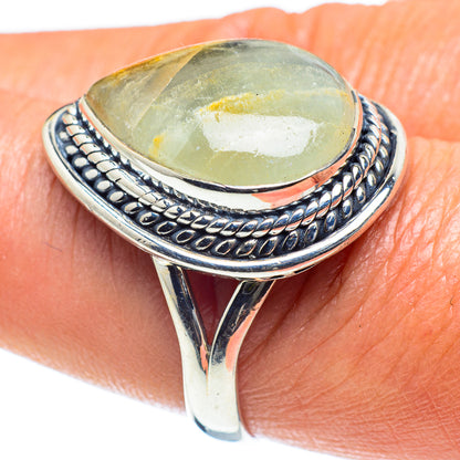 Green Fluorite Rings handcrafted by Ana Silver Co - RING60213