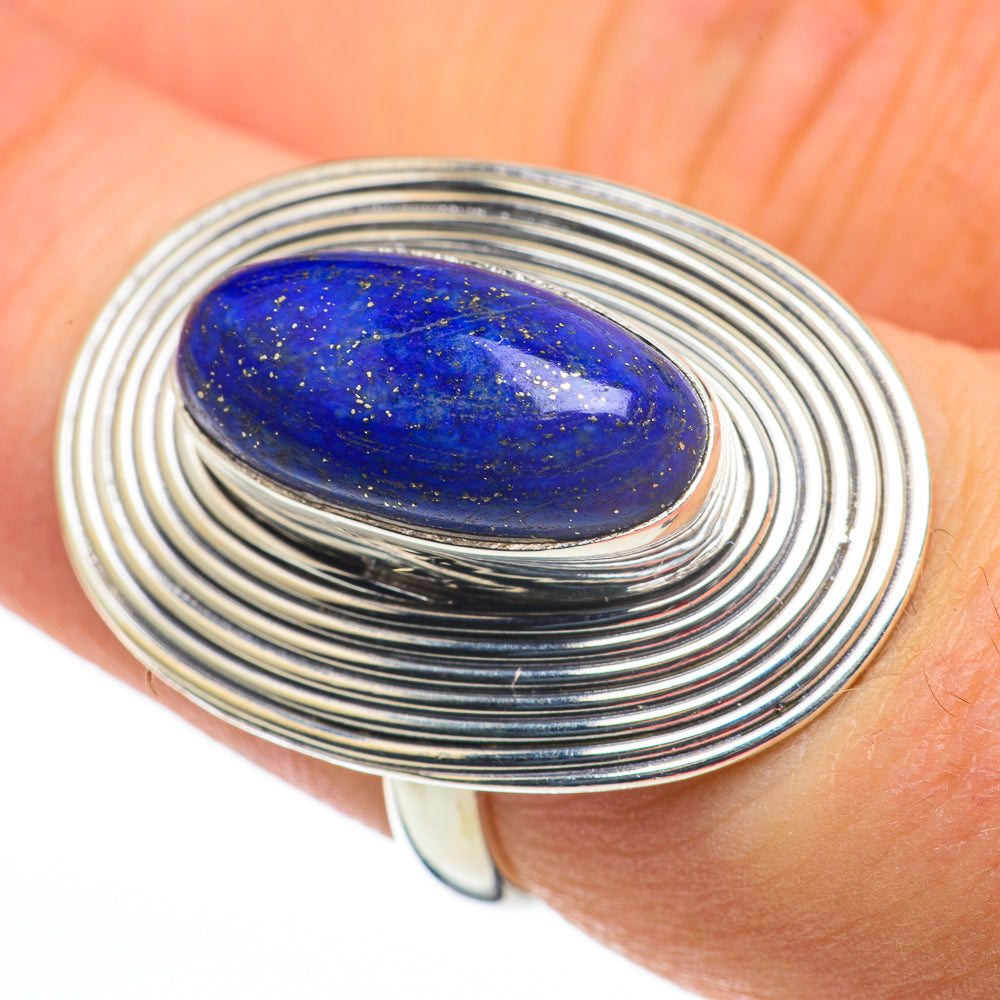Lapis Lazuli Rings handcrafted by Ana Silver Co - RING60219