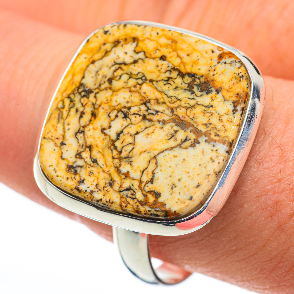 Picture Jasper Rings handcrafted by Ana Silver Co - RING60230