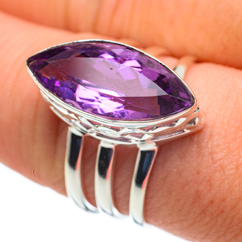 Amethyst Rings handcrafted by Ana Silver Co - RING60239