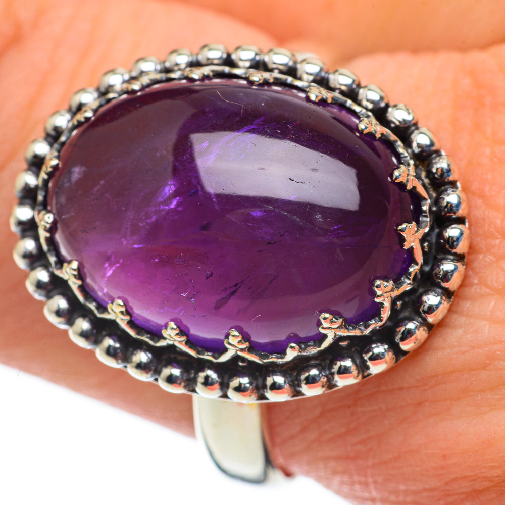 Amethyst Rings handcrafted by Ana Silver Co - RING60241