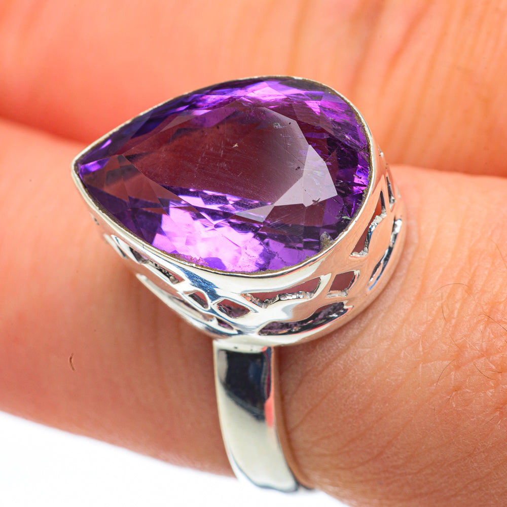 Amethyst Rings handcrafted by Ana Silver Co - RING60242