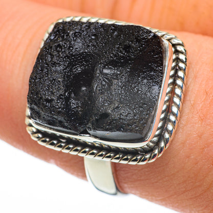Tektite Rings handcrafted by Ana Silver Co - RING60248