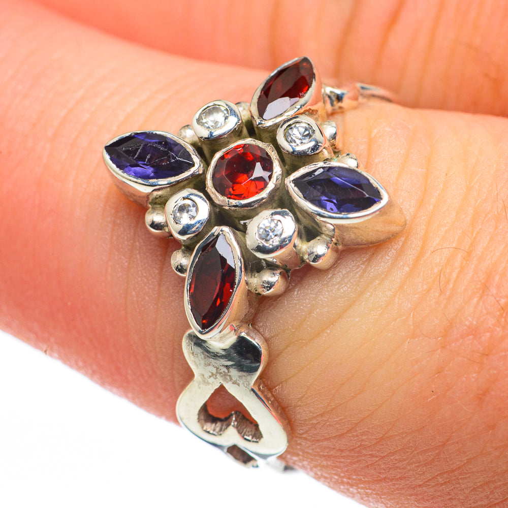 Garnet Rings handcrafted by Ana Silver Co - RING60252