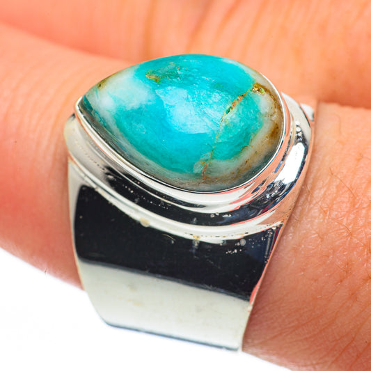 Peruvian Opal Rings handcrafted by Ana Silver Co - RING60259