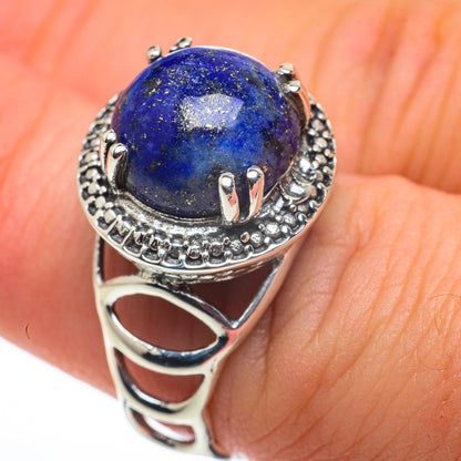 Lapis Lazuli Rings handcrafted by Ana Silver Co - RING60260