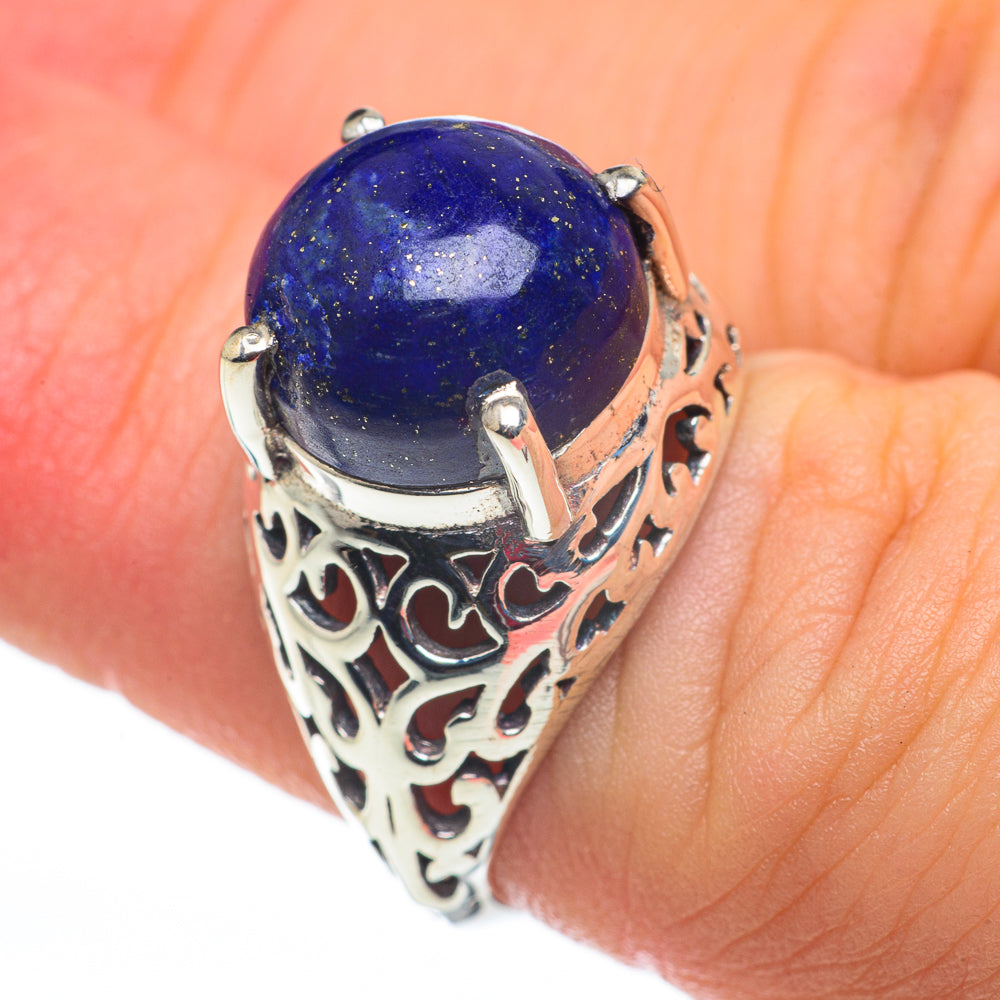 Lapis Lazuli Rings handcrafted by Ana Silver Co - RING60261