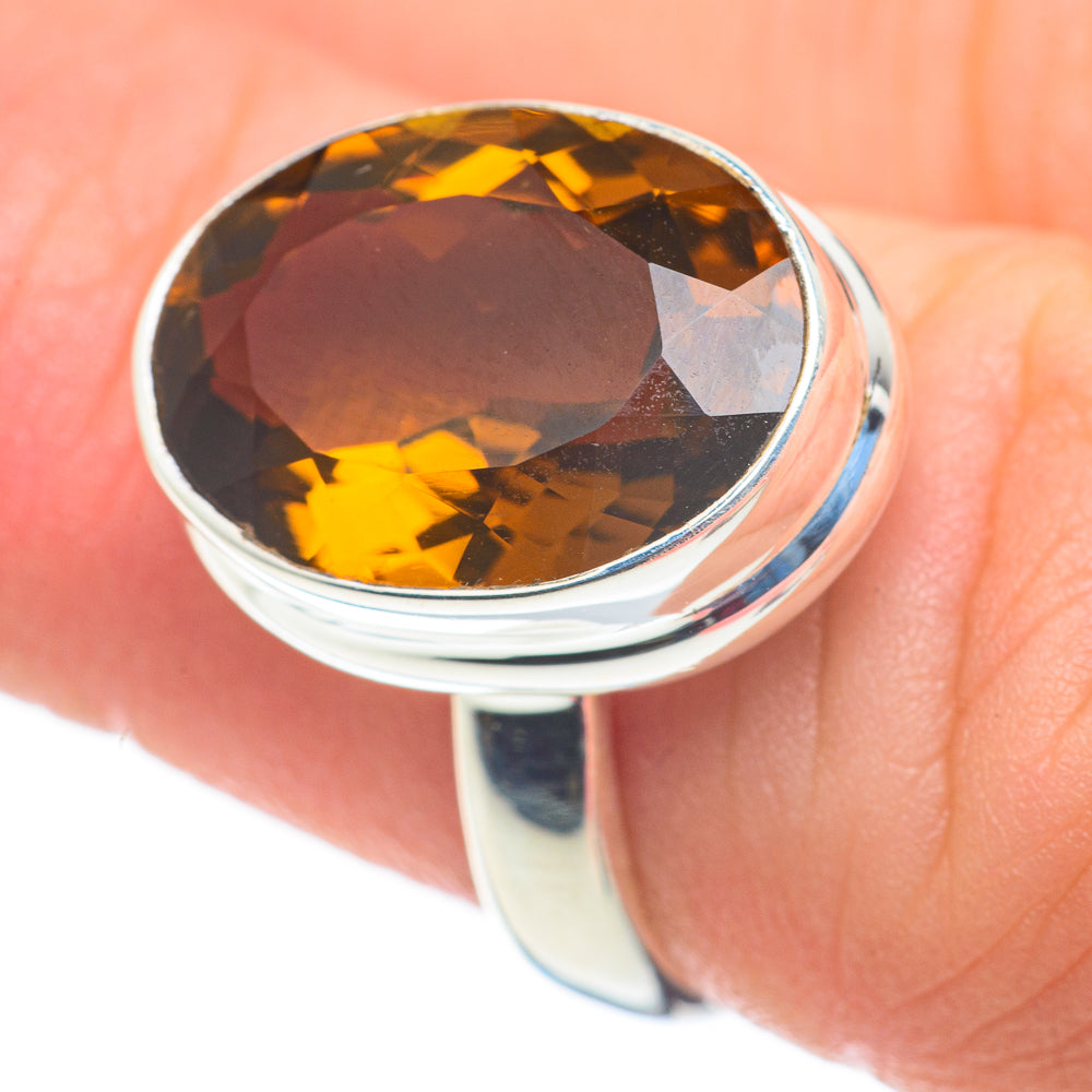 Mandarin Citrine Rings handcrafted by Ana Silver Co - RING60271