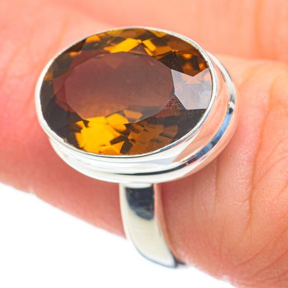 Mandarin Citrine Rings handcrafted by Ana Silver Co - RING60271