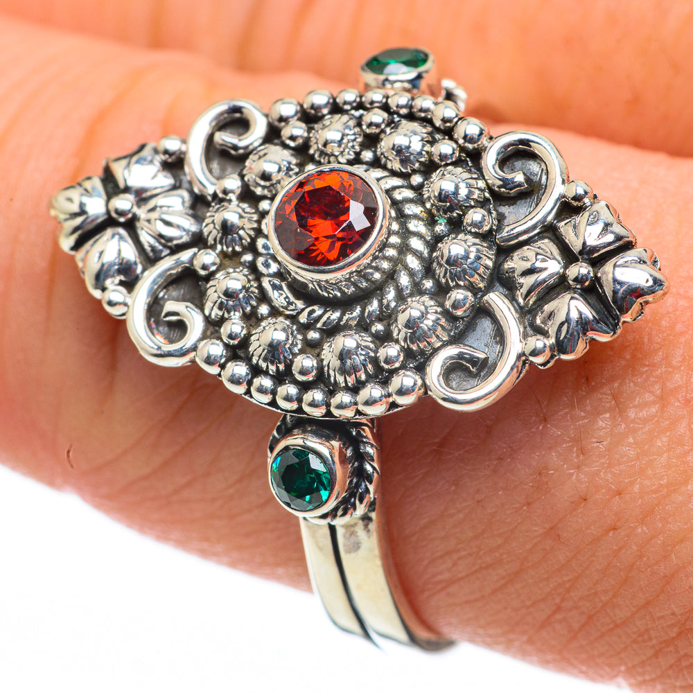 Garnet Rings handcrafted by Ana Silver Co - RING60276