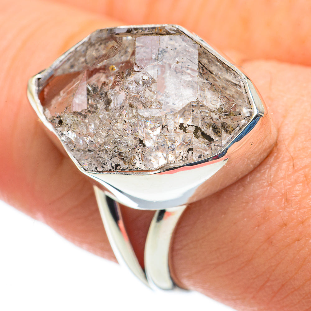 Herkimer Diamond Rings handcrafted by Ana Silver Co - RING60290
