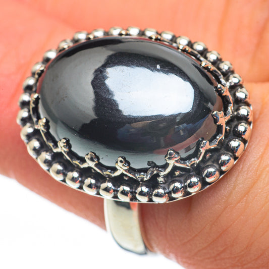 Hematite Rings handcrafted by Ana Silver Co - RING60295