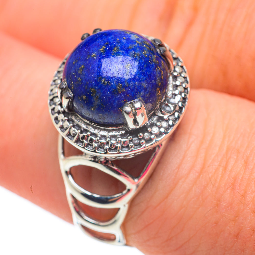 Lapis Lazuli Rings handcrafted by Ana Silver Co - RING60300
