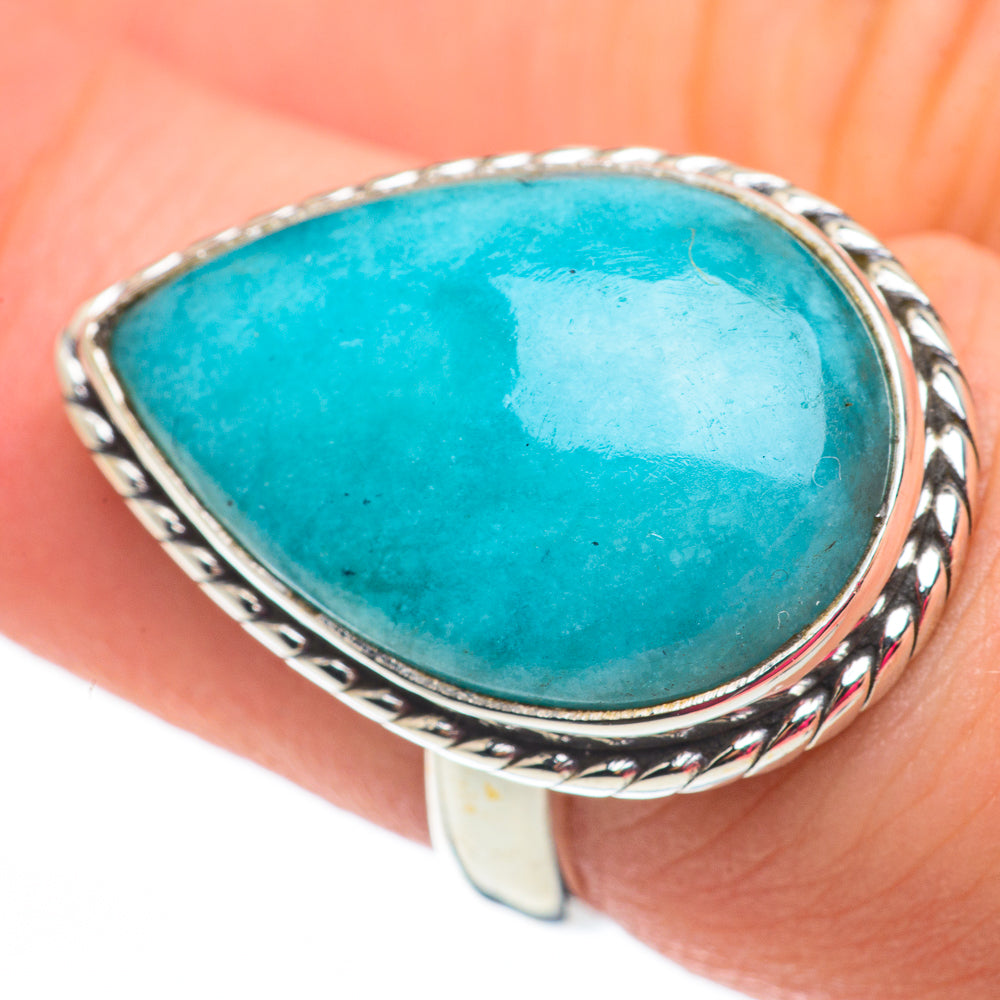 Larimar Rings handcrafted by Ana Silver Co - RING60301