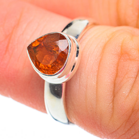 Mandarin Citrine Rings handcrafted by Ana Silver Co - RING60314