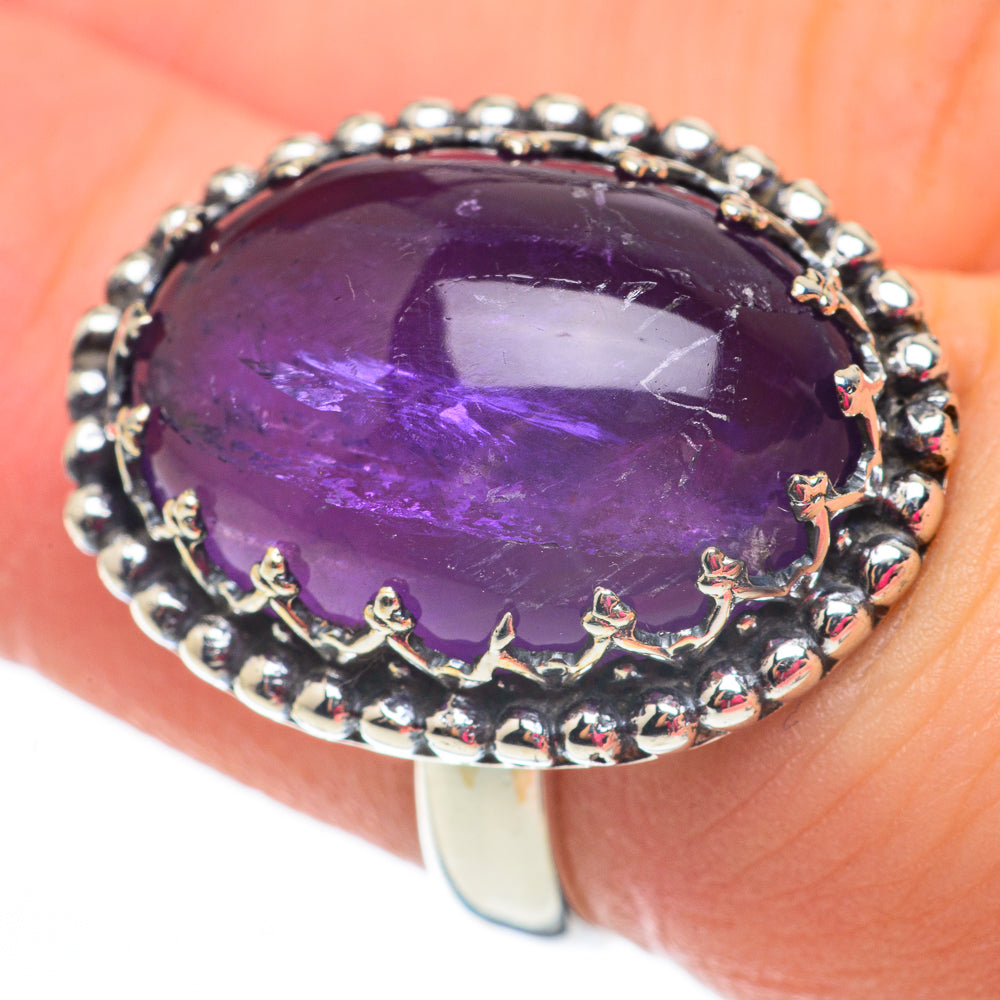 Amethyst Rings handcrafted by Ana Silver Co - RING60320