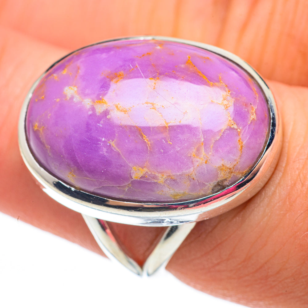 Phosphosiderite Rings handcrafted by Ana Silver Co - RING60321