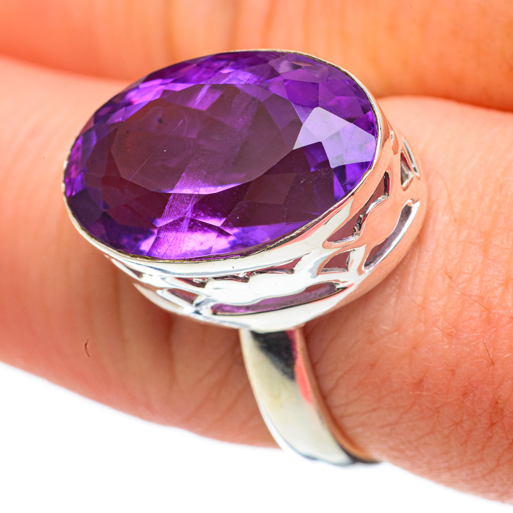 Amethyst Rings handcrafted by Ana Silver Co - RING60322