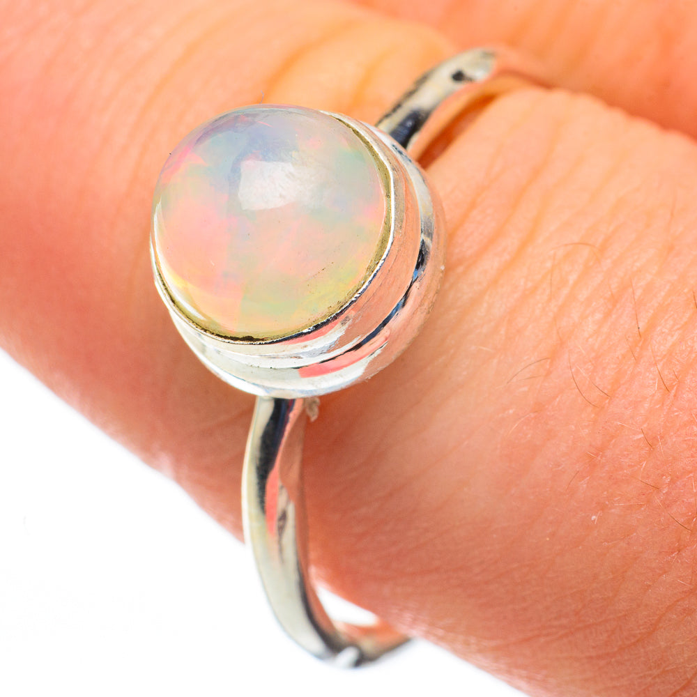 Ethiopian Opal Rings handcrafted by Ana Silver Co - RING60331