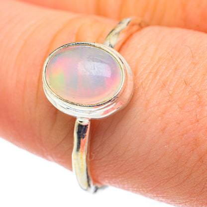 Ethiopian Opal Rings handcrafted by Ana Silver Co - RING60332