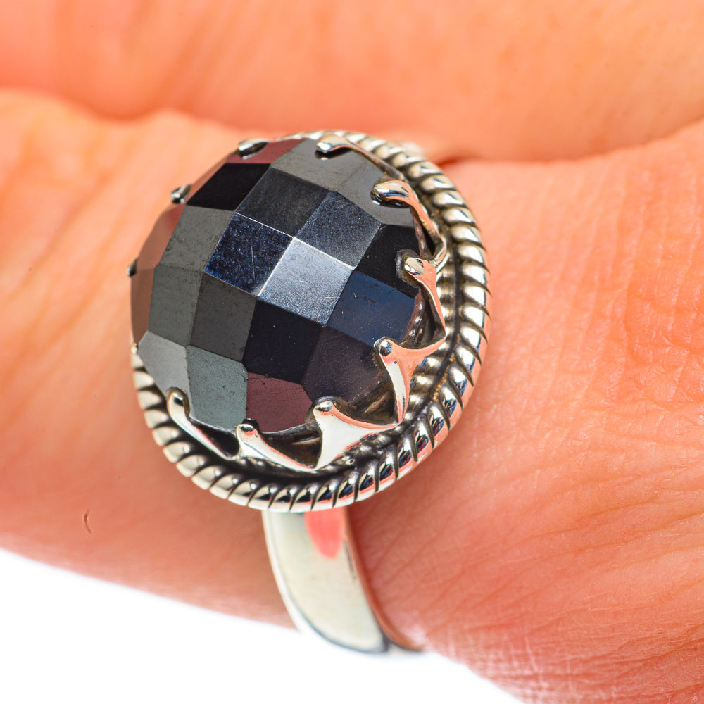 Hematite Rings handcrafted by Ana Silver Co - RING60334