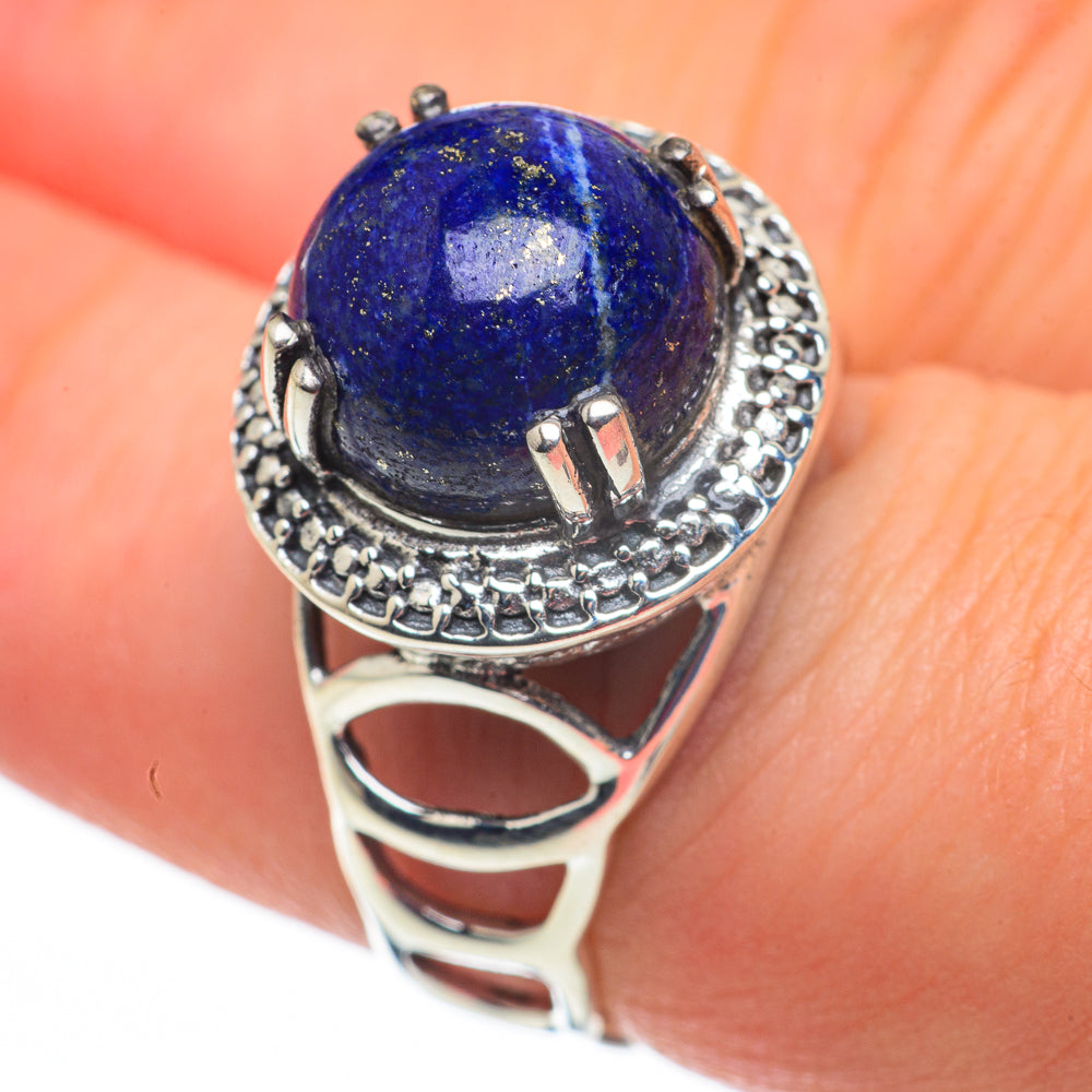 Lapis Lazuli Rings handcrafted by Ana Silver Co - RING60337