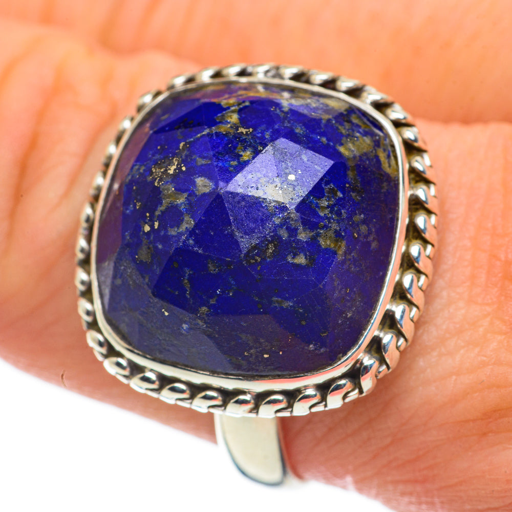Lapis Lazuli Rings handcrafted by Ana Silver Co - RING60341