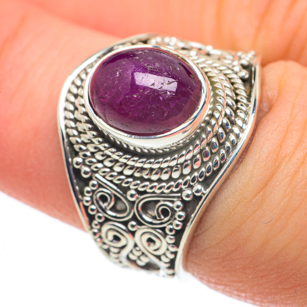 Pink Tourmaline Rings handcrafted by Ana Silver Co - RING60351