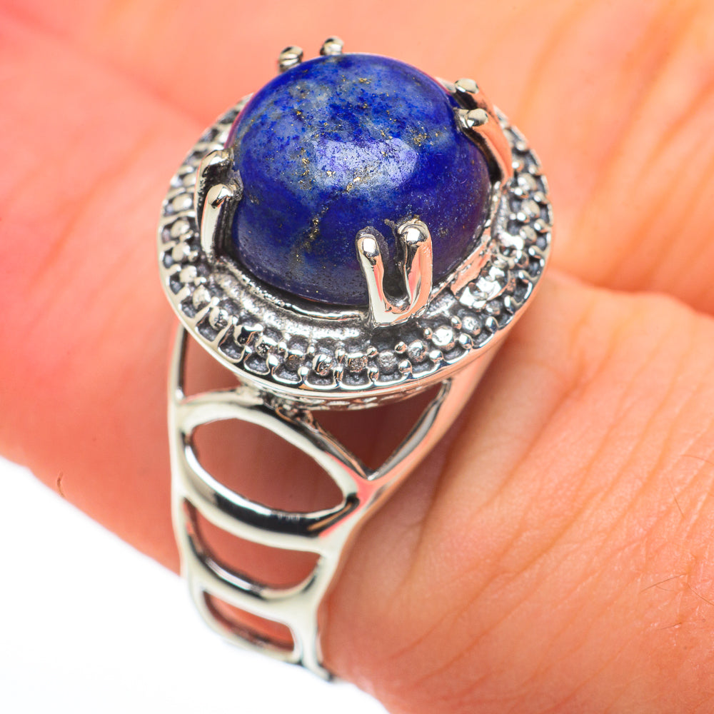 Lapis Lazuli Rings handcrafted by Ana Silver Co - RING60355